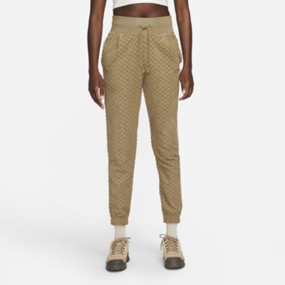 Nike Women's Sportswear Everyday Modern High-waisted Jogger Pant Tan Brown Large - Picture 1 of 10